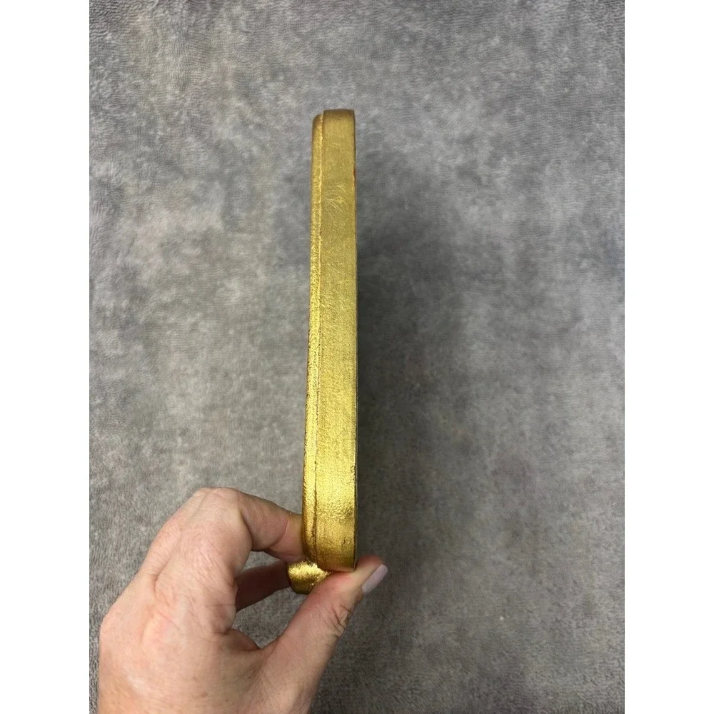 Vintage RDE Imports Italy Gold Gilt Florentine Wall Mirror Rococo Handmade